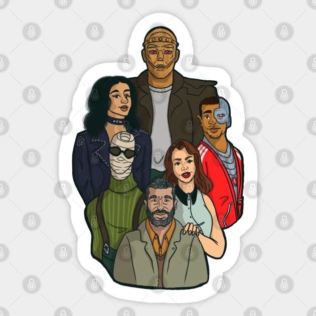 Doom Patrol FanArt Sticker by nataliamcaban